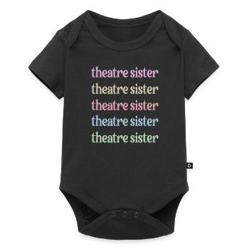 Théâtre Sœur Théâtre Acteur Sœur - Body à manches courtes Premium Bébé - noir - Devant