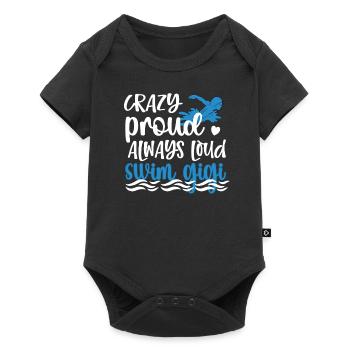 Proud Swimming Gigi Swimmer Gigi Grandma Gift - Baby Premium short-sleeve bodysuit - black - Front