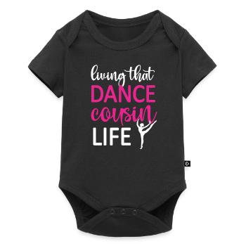 Fier Cousin de Danse D’un Danseur Cousin Danseur - Body à manches courtes Premium Bébé - noir - Devant