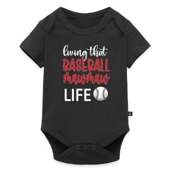 Mawmaw Grand-mère du joueur de baseball Baseball Mawmaw - Body à manches courtes Premium Bébé - noir - Devant