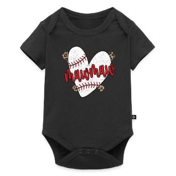 Mawmaw Grand-mère d’un joueur de baseball Baseball Mawmaw - Body à manches courtes Premium Bébé - noir - Devant
