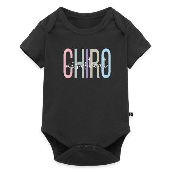 Chiropractic Assistant to Chiropractor - Baby Premium short-sleeve bodysuit - black - Front