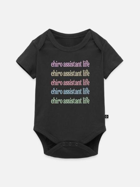 Chiropraktischer Assistent Chiropraktik Assistent - Baby Premium Kurzarmbody - Schwarz