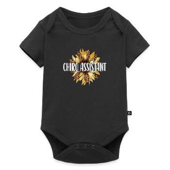Chiropraktischer Assistent Chiropraktik Assistent - Baby Premium Kurzarmbody - Schwarz - Vorne