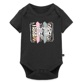 Best Secretary Appreciation Office Worker - Baby Premium short-sleeve bodysuit - black - Front