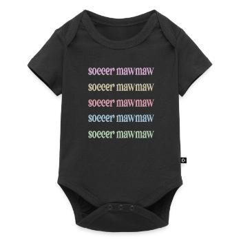 Mawmaw Grand-mère de joueur de football Mawmaw - Body à manches courtes Premium Bébé - noir - Devant