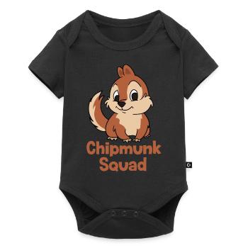 Chipmunk Squad Forest Animal Nature Lover - Baby Premium short-sleeve bodysuit - black - Front