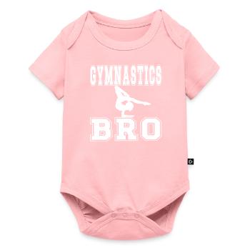 Fier Gymnastique Frère De Gymnaste Gymnastique Bro - Body à manches courtes Premium Bébé - rose - Devant