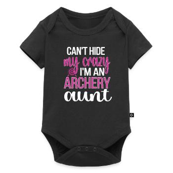 Archery Aunt Of Archers Aunt - Baby Premium short-sleeve bodysuit - black - Front