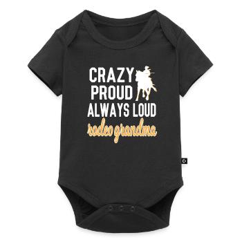 Fier cadeau de grand-mère Rodeo Rider Rodeo Rider - Body à manches courtes Premium Bébé - noir - Devant