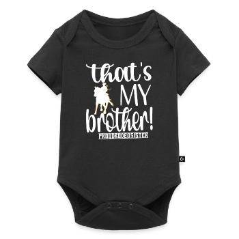 Fière sœur de rodéo Rodeo Rider Sister - Body à manches courtes Premium Bébé - noir - Devant
