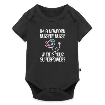 Neonatal Nurse Baby Nurse - Baby Premium short-sleeve bodysuit - black - Front
