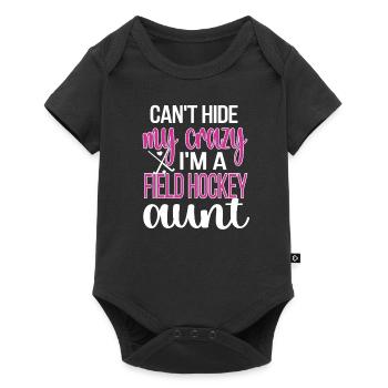 Field Hockey Aunt Of A Field Hockey Player Aunt - Baby Premium short-sleeve bodysuit - black - Front