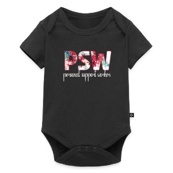 SocialLy Supervised Personal Caregiver Assistant - Baby Premium short-sleeve bodysuit - black - Front