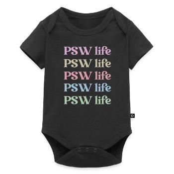 Travailleur social Aidant personnel auxiliaire - Body à manches courtes Premium Bébé - noir - Devant