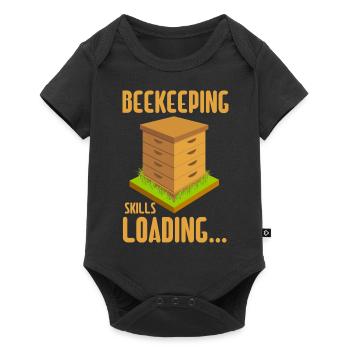 Beehive Ironic Apiculteur Hobby Beekeping - Body à manches courtes Premium Bébé - noir - Devant