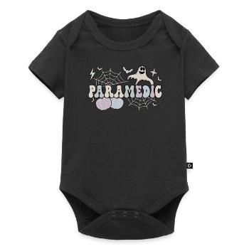 Spooky Paramedic Halloween Cadeaux paramédicaux EMS - Body à manches courtes Premium Bébé - noir - Devant