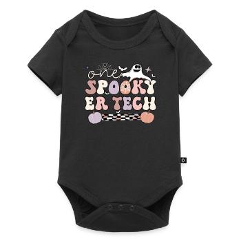 ER Tech Halloween Emergency Room Technician Gift - Baby Premium short-sleeve bodysuit - black - Front