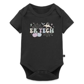 ER Tech Halloween Emergency Room Technician Gift - Baby Premium short-sleeve bodysuit - black - Front