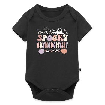 Spooky Orthodontist Halloween Orthodontic Gifts - Baby Premium Kurzarmbody - Schwarz - Vorne