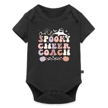 Cheer Coach Halloween Cheerleading Coach Gifts - Baby Premium short-sleeve bodysuit - black - Front