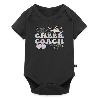 Cheer Coach Halloween Cheerleading Coach Gifts - Baby Premium short-sleeve bodysuit - black - Front