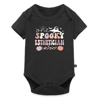 Spooky Esthetician Halloween Esttician Cadeaux - Body à manches courtes Premium Bébé - noir - Devant