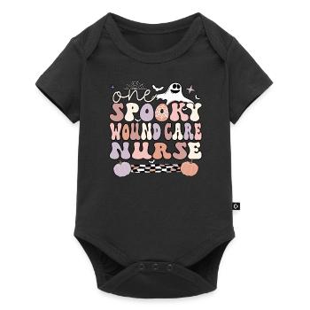Wound Care Nurse Halloween RN Wound Nursing Gift - Baby Premium short-sleeve bodysuit - black - Front