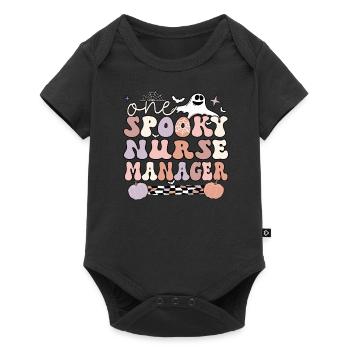 Infirmière gestionnaire Halloween Infirmière gestionnaire Cadeaux - Body à manches courtes Premium Bébé - noir - Devant