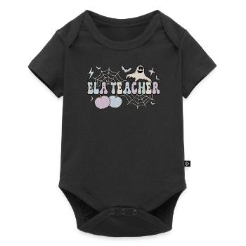 ELA Teacher Halloween English Language Arts - Baby Premium short-sleeve bodysuit - black - Front