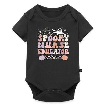 Infirmière éducatrice Halloween RN Formation en soins infirmiers - Body à manches courtes Premium Bébé - noir - Devant