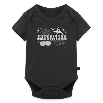 Supervisor Halloween Supervisory Management Gifts - Baby Premium Kurzarmbody - Schwarz - Vorne