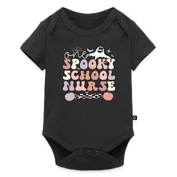 School Nurse Halloween RN School Nursing Gifts - Baby Premium short-sleeve bodysuit - black - Front