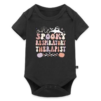 Respiratory Therapist Gifts RT Therapy Halloween - Baby Premium short-sleeve bodysuit - black - Front