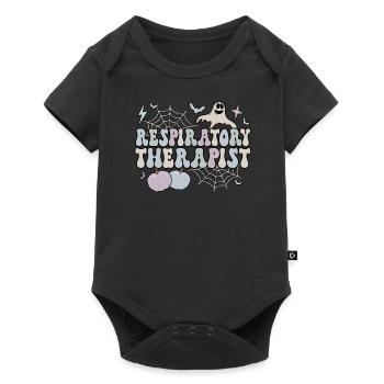 Respiratory Therapist Gifts RT Therapy Halloween - Baby Premium short-sleeve bodysuit - black - Front