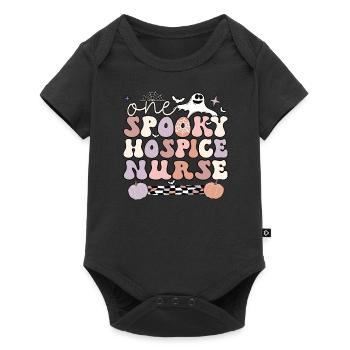 Infirmière en soins palliatifs Halloween Hospice Nursing Gifts - Body à manches courtes Premium Bébé - noir - Devant