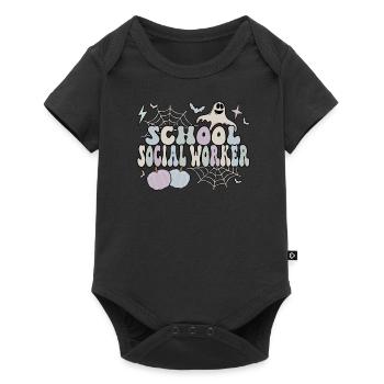 School Social Worker Halloween Social Work Gifts - Baby Premium short-sleeve bodysuit - black - Front
