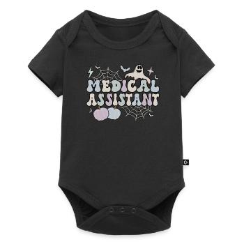 Medical Assistant Halloween Med Assistant Gifts - Baby Premium short-sleeve bodysuit - black - Front