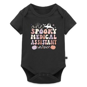 Medical Assistant Halloween Med Assistant Gifts - Baby Premium short-sleeve bodysuit - black - Front