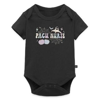 Post Anesthesia Care Unit PACU Nurse Halloween - Baby Premium Kurzarmbody - Schwarz - Vorne