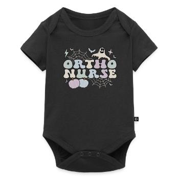 Infirmière orthopédique RN Halloween Ortho Nurse Cadeaux - Body à manches courtes Premium Bébé - noir - Devant