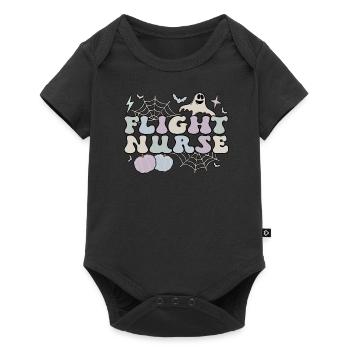 Flight Nurse Halloween RN Flight Nursing Gifts - Baby Premium short-sleeve bodysuit - black - Front