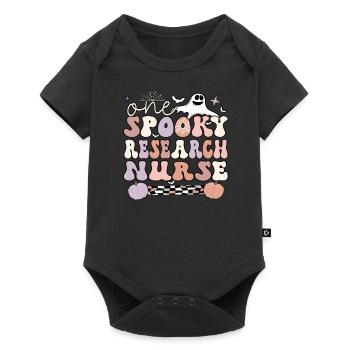 Infirmière de recherche Recherche clinique Soins infirmiers Halloween - Body à manches courtes Premium Bébé - noir - Devant