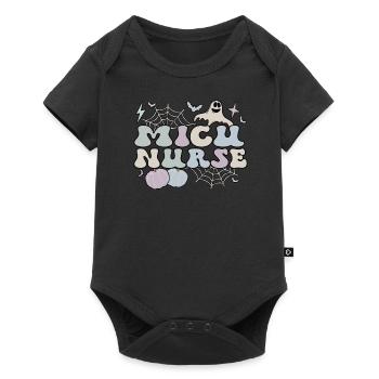 MICU Infirmière Unité de soins intensifs médicaux Halloween - Body à manches courtes Premium Bébé - noir - Devant
