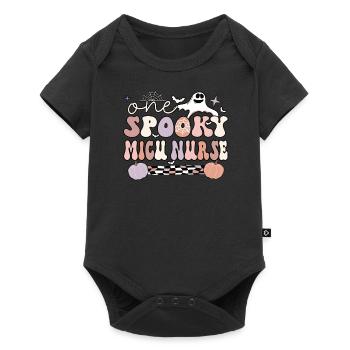 MICU Infirmière Unité de soins intensifs médicaux Halloween - Body à manches courtes Premium Bébé - noir - Devant