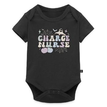 Charge Nurse Halloween Charge Nursing Gifts - Baby Premium short-sleeve bodysuit - black - Front