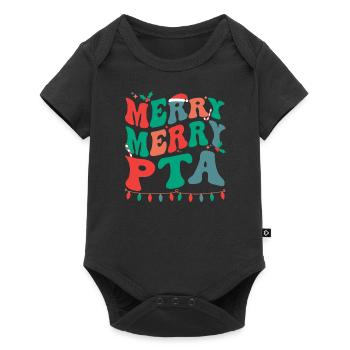 Physical Therapist Assistant Christmas PTA Xmas - Baby Premium Kurzarmbody - Schwarz - Vorne