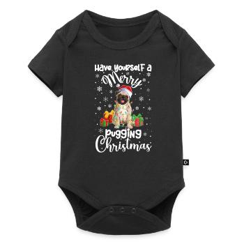 Pug Christmas Gifts Pug Xmas Party Pug Lover - Baby Premium Kurzarmbody - Schwarz - Vorne