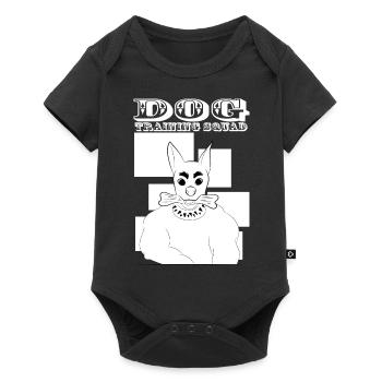 Professioneller Hundetrainer Dog Obedience School - Baby Premium Kurzarmbody - Schwarz - Vorne