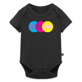 Motivation Life Quote - Baby Premium short-sleeve bodysuit - black - Front